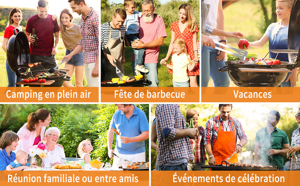 Набір гриля з нержавіючої сталі 28 предметів: повний набір інструментів для гриля, кемпінгу, подарунок на День батька, День народження, Різдво з кейсом