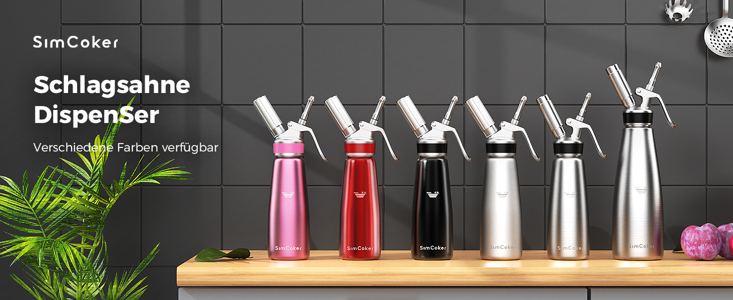 Пристрій для збивання вершків, алюмінієвий сифон для вершків 500мл, з набором насадок та аксесуарів