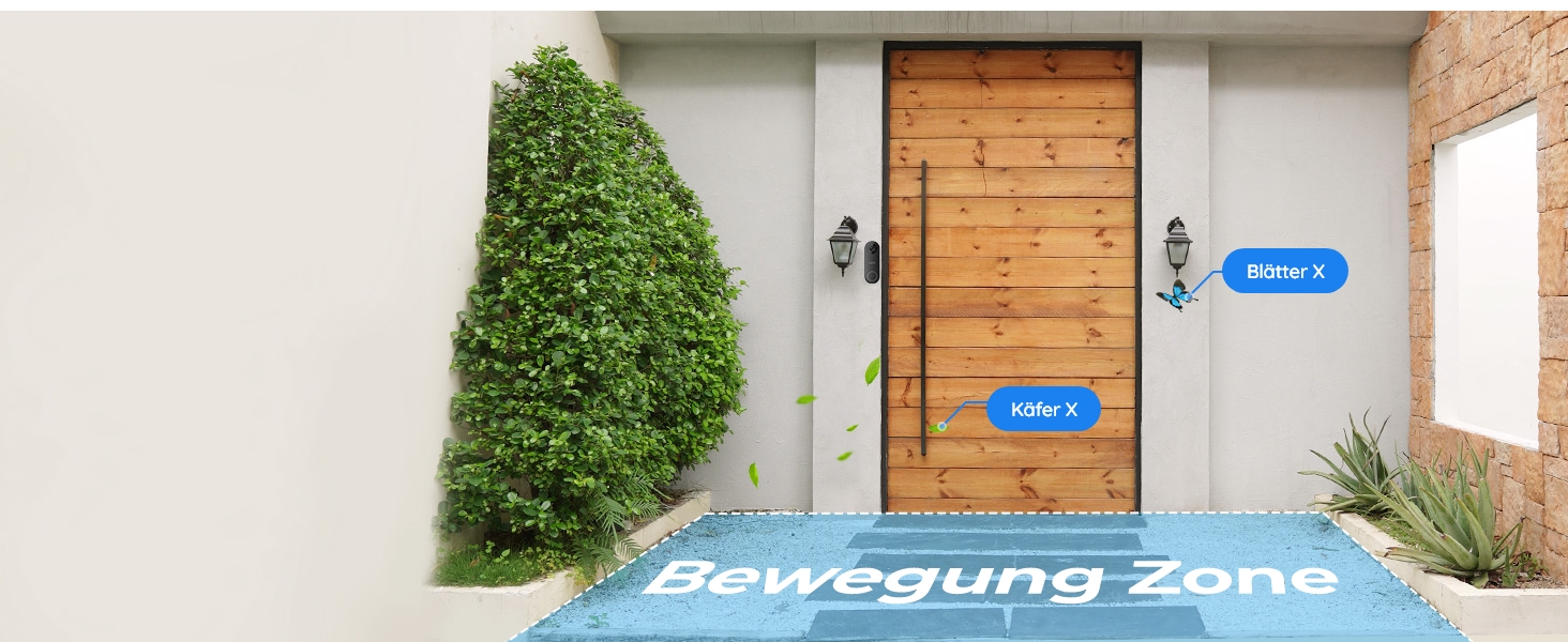 Відеодзвінок Reolink 5MP PoE з Чаймом, UHD, 180° Ultraweitwinkel, двосторонній аудіо, розпізнавання осіб, водонепроникний, з сигналізацією, сумісний з NVR