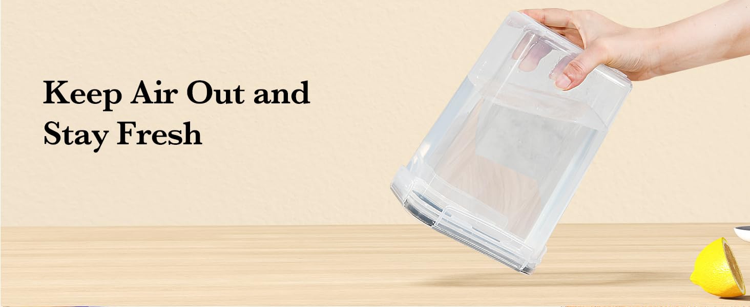 Набір контейнерів для зберігання GoMaihe (24 шт) з герметичними кришками: контейнери для продуктів з етикетками та маркером | Коробки для зберігання на кухню для мюслі, борошна, кукурудзяних пластівців та цукру | Без BPA | Можна мити в посудомийній машині, чорний - 24 шт.