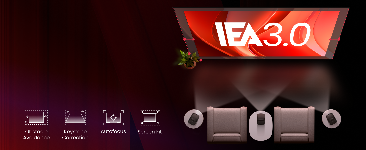 Nebula Anker Mars 3 Air Mini Beamer: проєктор 1080p з Google TV, Smart, Wi-Fi, 400 ANSI люмен, Dolby Digital, 2*8W, 150 дюймів, акумулятор, 2,5 години, новий