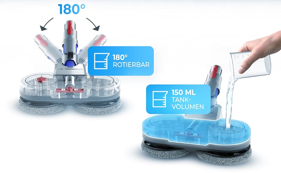 Оригінальний насадка для вологого прибирання Dyson V7/V8/V10/V11/V15/Gen5 - електричний пилосос, моп з резервуаром для води