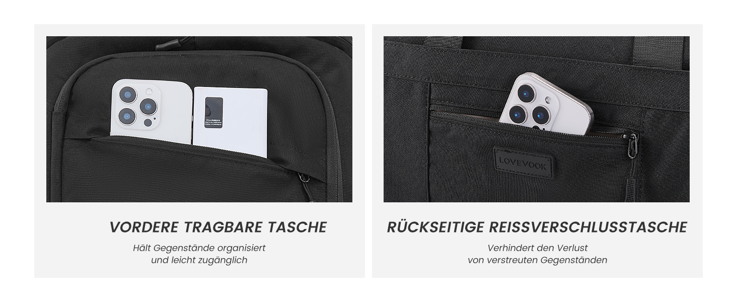 Спортивна сумка LOVEVOOK для жінок та чоловіків, велика сумка для тренувань та подорожей, 45L, з відділенням для взуття та мокрих речей, водонепроникна, з функцією рюкзака, чорна (51x28x32 см)