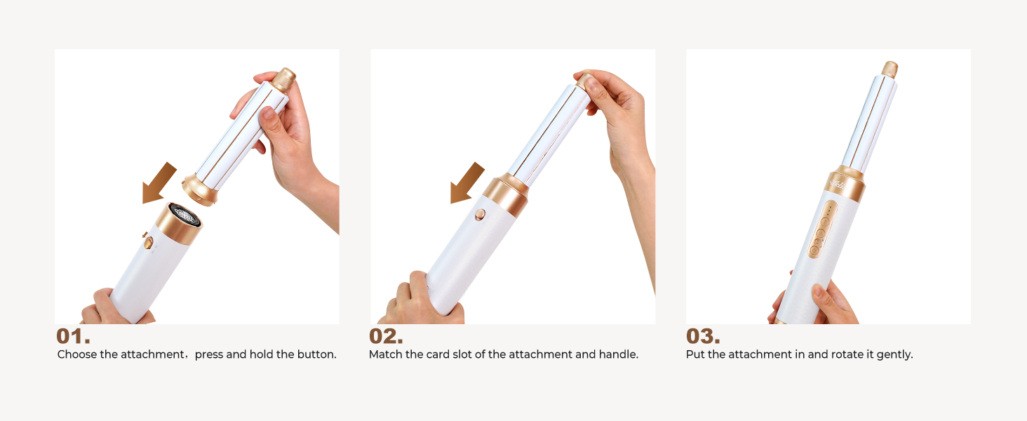 Мультистайлер для волосся 7 в 1 UKLISS Hairstyler Pro: фен, автоматична плойка, круглий брашинг та випрямляч для волосся, білий