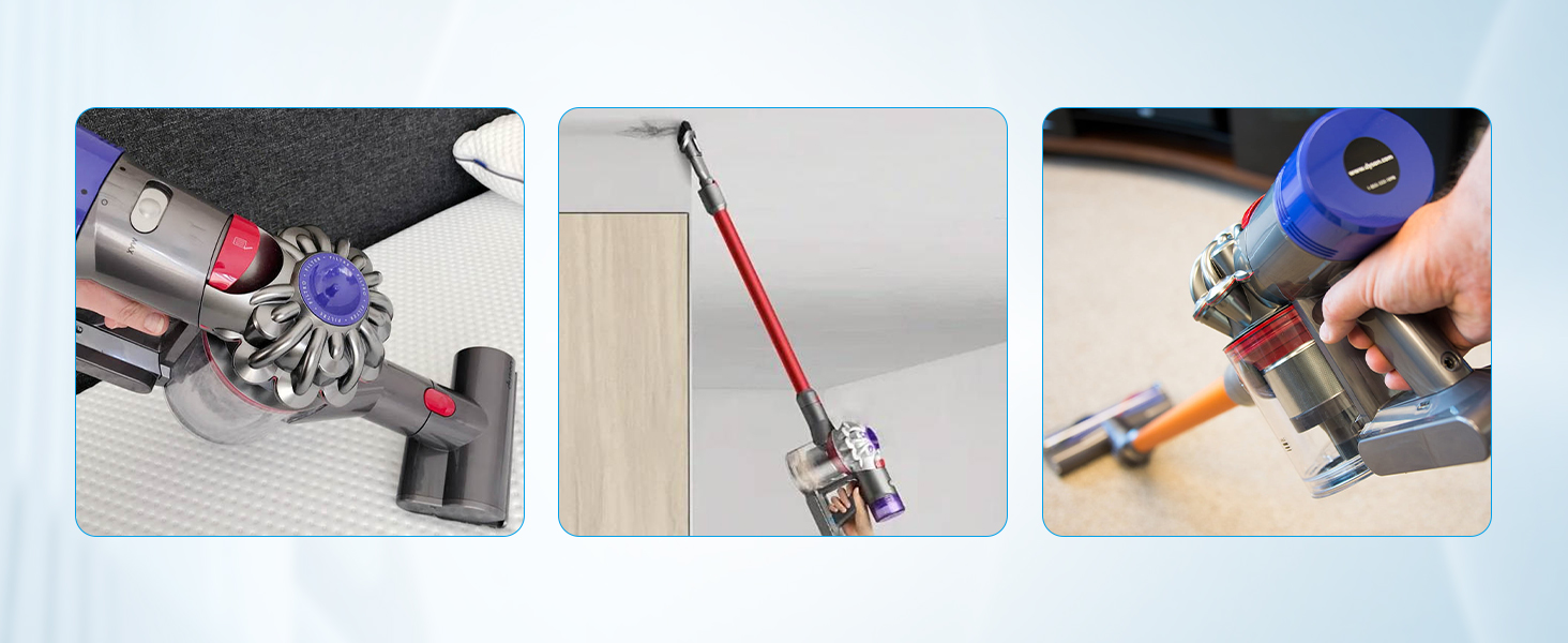 Акумулятор V8 7200mAh для пилососа Dyson V8 Absolute, Animal, Fluffy, Motorhead, Pro SV10 - Замінник