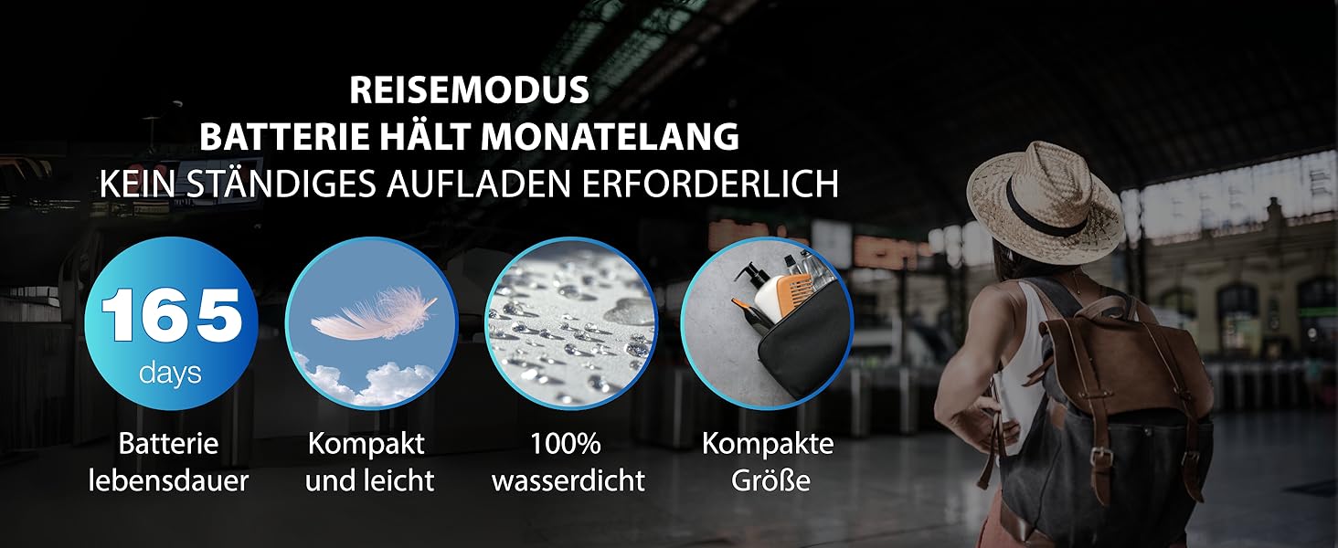 Електрична зубна щітка Wagner Stern VibroWave Plus з 4 насадками, IPX7, червона