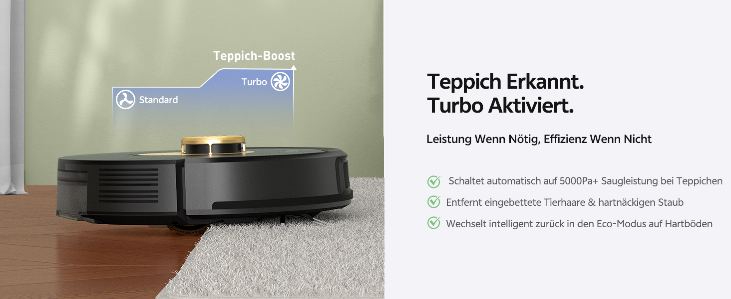 Робот-пилосос Vexilar W9 з функцією миття підлоги, 5000Pa, LiDAR навігація, тихий (50 dB), 150 хв роботи, 15 зон заборони, 5 карт, керування через додаток, пультом та голосовим асистентом