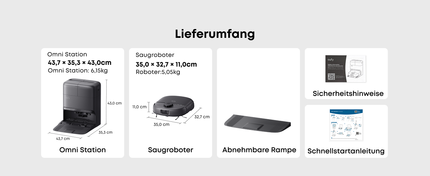 Робот-пилосос Eufy C28 з функцією миття підлоги, HydroJet самоочисний валик, потужність 15000Pa, 5-в-1 Omni-станція, антизаплутувальна щітка, розпізнавання перешкод за допомогою ШІ