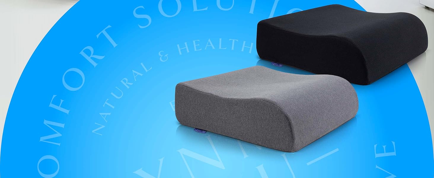 Подушка-підсидник DYNMC Bequeme для дорослих та дітей, ортопедична підставка на стілець та в авто, розроблена з фізіотерапевтами (Чорний)