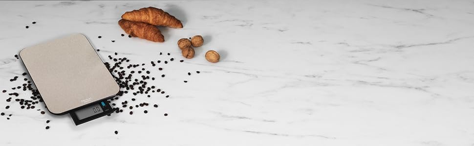 Кухонні ваги Cecotec Cook Control з нержавіючої сталі, LCD-дисплеєм та ретро-дизайном. Водостійка технологія.