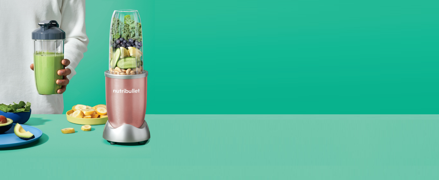 Міксер  nutribullet, подрібнювач, блендер для смузі, багатофункціональний подрібнювач, потужність 900 Вт, NB910CP