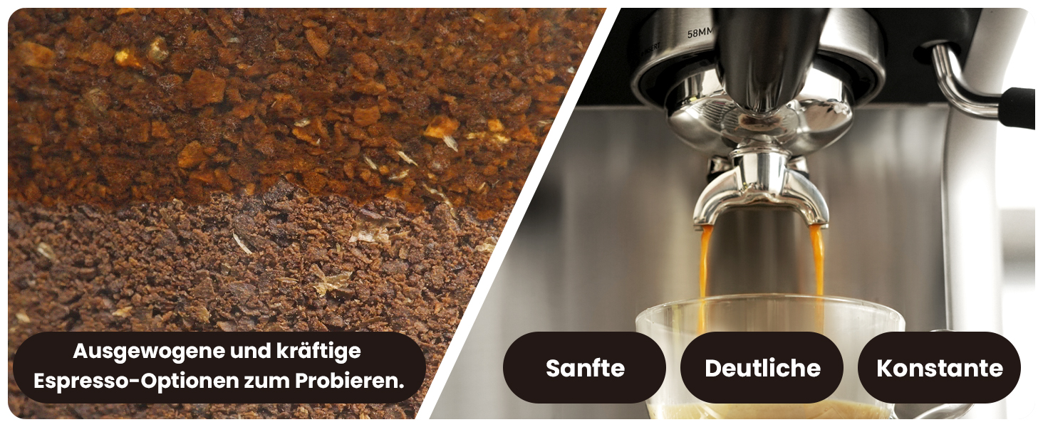 Gevi 2025 Upgrade: Професійна кавомашина еспресо з вбудованою кавомолкою, Dual Boiler, 20 Bar, 2.8л бак, нержавіюча сталь, срібна