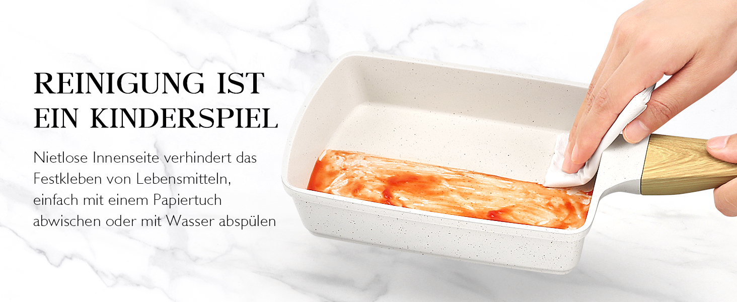 Сковорода для яєць Тамагоякі, 18x13 см, Japan, з антипригарним покриттям, без PFOA/PFOS, сіра