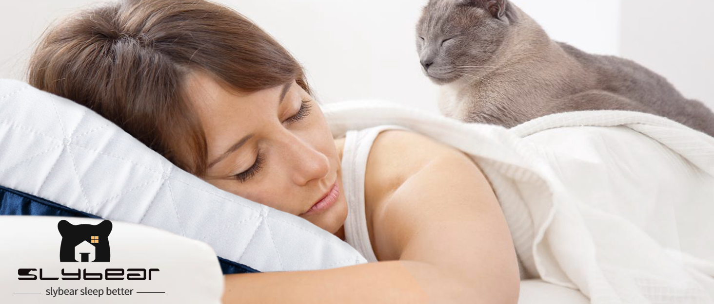 Подушки для сну 40x80 см, 2 шт. - ортопедичні подушки для тих, хто спить на боці з мікрофібровою начинкою, дихаючі, м'які та підтримують. Колір: морська хвиля