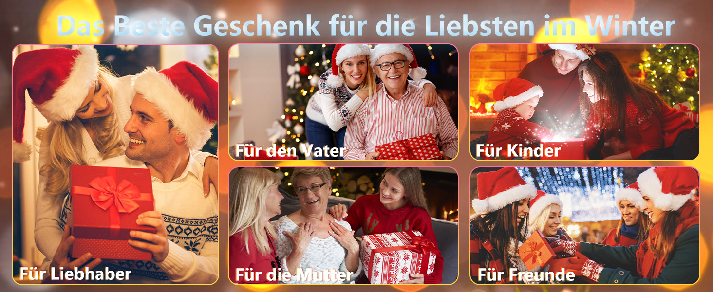 Електричні грілки для рук 2 шт. 10000mAh, двосторонній нагрів, USB, швидкий нагрів, для подарунку, чорний, срібний