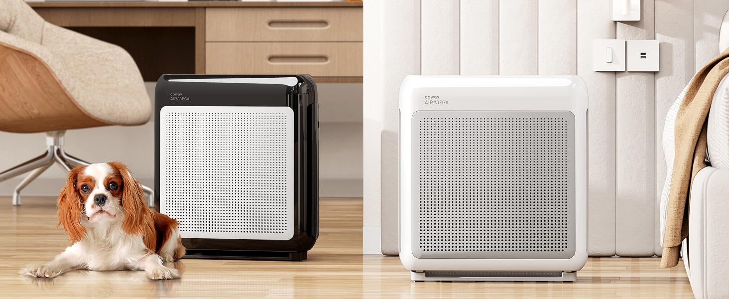 Очищувач повітря COWAY Mighty AP-1512HH з HEPA-фільтром для дому та алергіків, білий (CADR 421 м³/год, від пилу, шерсті та пилку)