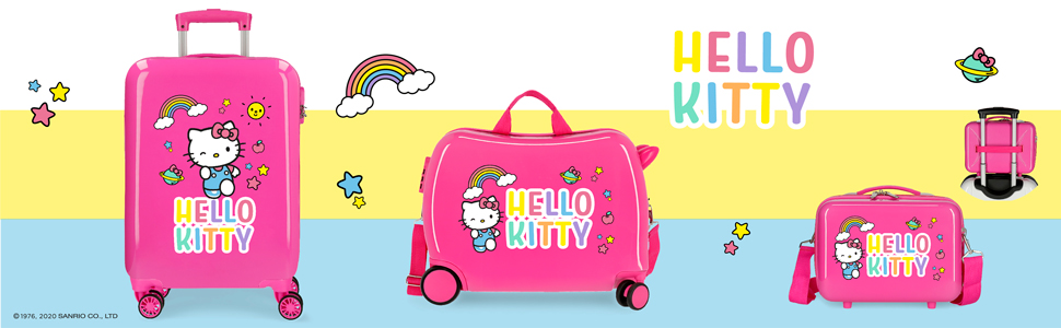 Валіза каюти Hello Kitty Castle червоний 38x55x20 см Кодовий замок ABS з твердою оболонкою 35 л 2,3 кг 4 колеса ручна поклажа Валіза салону Гранат