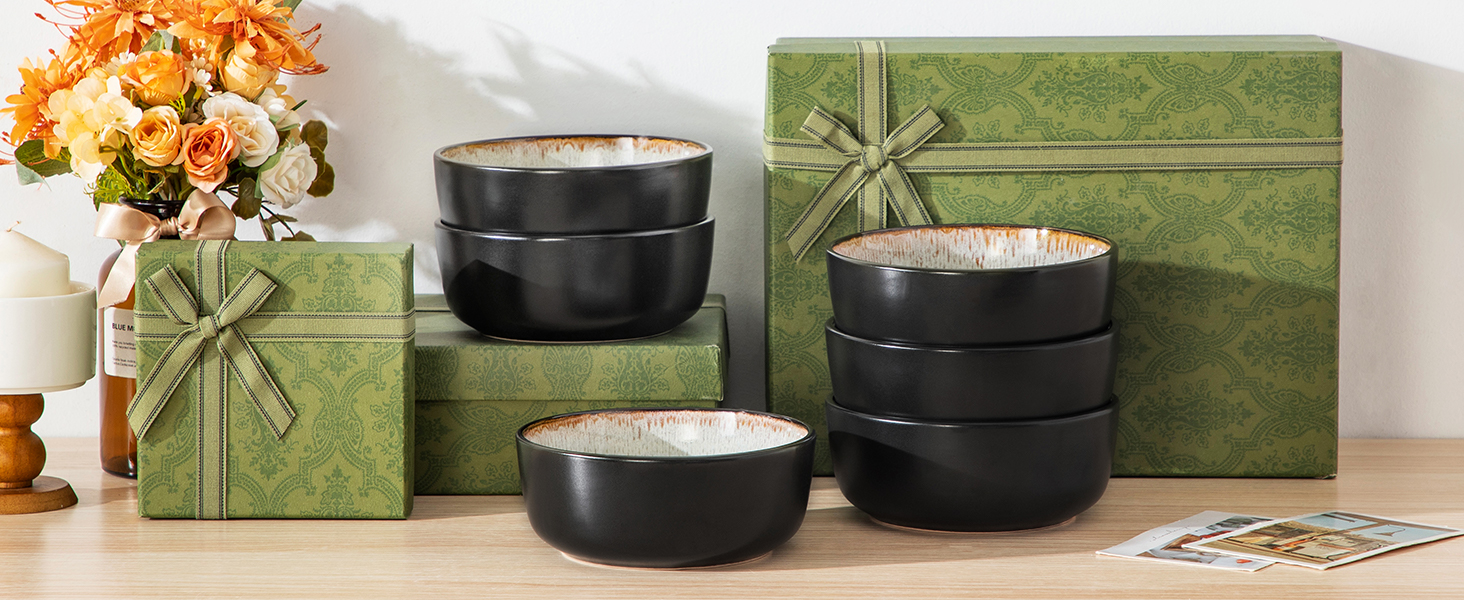 Набір посуду Vancasso AMBER на 12 осіб, 48 предметів: тарілки обідні, десертні, супові, миски. Реактивна глазур, жовтий. Підходить для мийки посуду