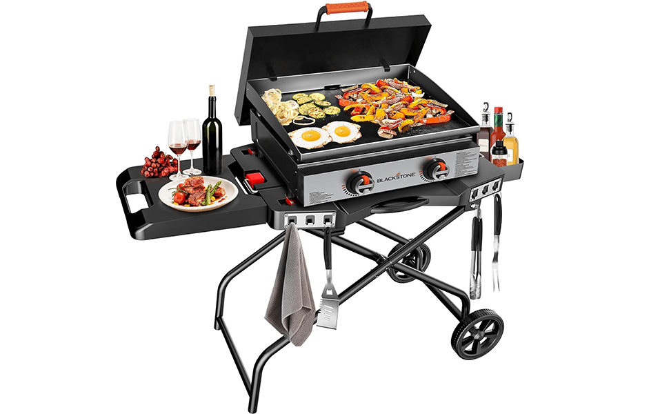 Підставка для гриля GFTIME для Weber Q1000, Q2000, Q1200, Q1400, Q2200, Q2400 та Blackstone 43/56 см, Outdoor