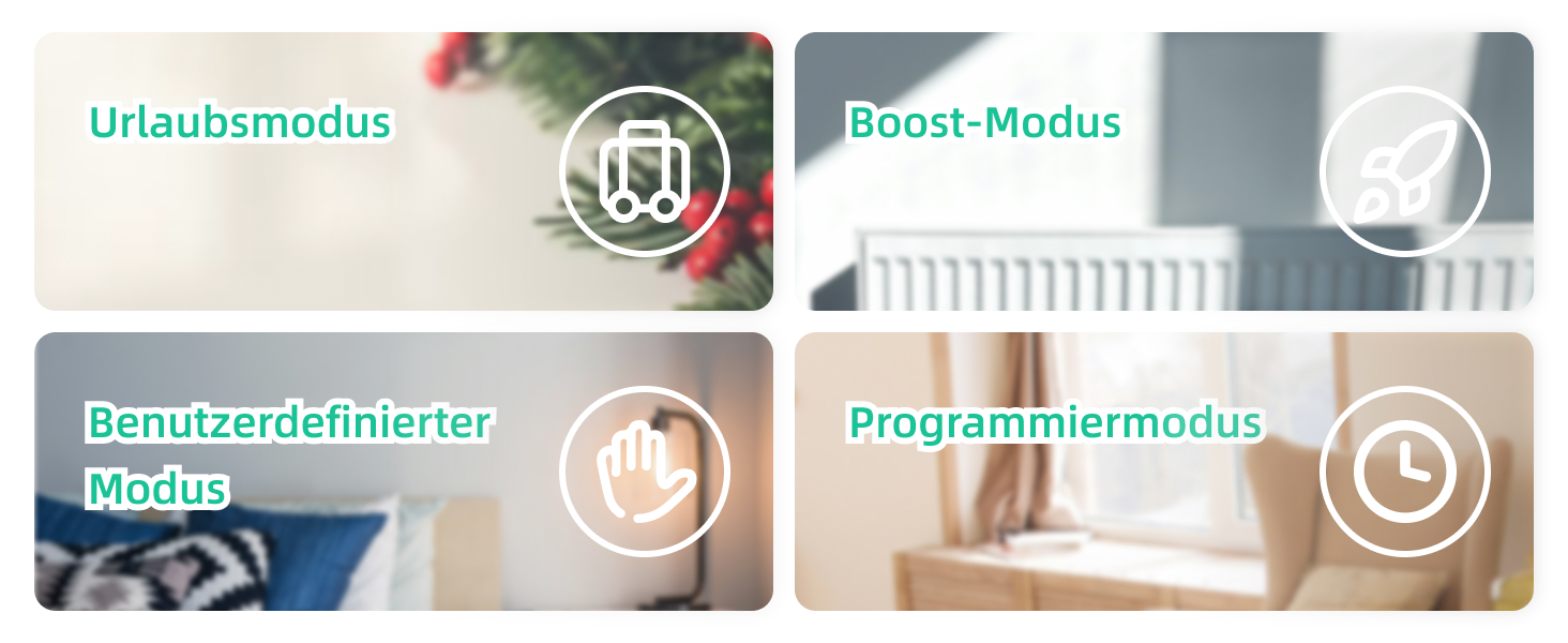 Розумний термостат на радіатор Wi-Fi Tuya EZ-TRV702W з програмуванням, датчиком температури та керуванням через додаток