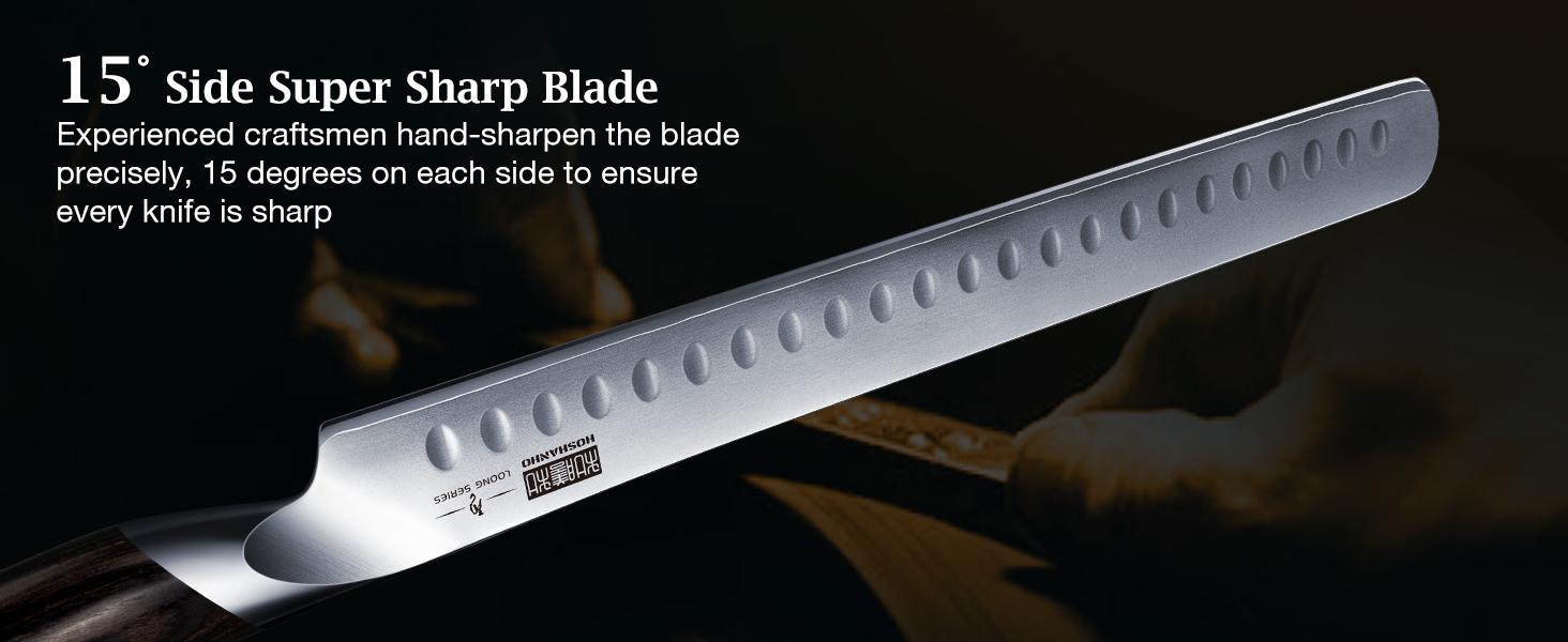 Набір кухонних ножів HOSHANHO: професійний шеф-ніж з нержавіючої сталі (30см)
