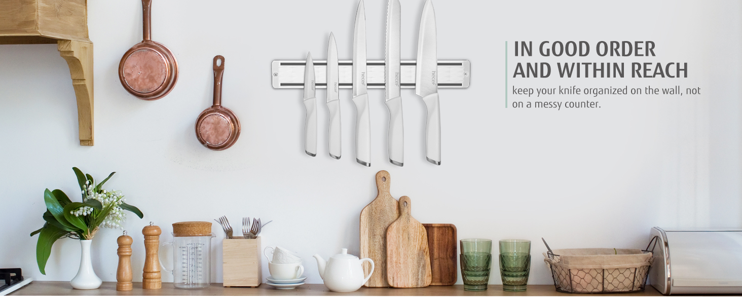 Набір кухонних ножів Messerblock з кухонними ножами та ножицями, 6 предметів, чорний