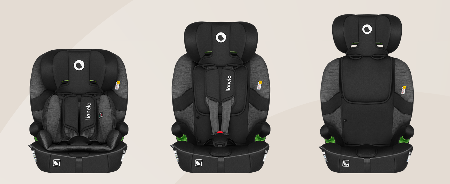 Автокрісло Lionelo Billy i-Size 76-150 см (15 міс - 12 років), ISOFIX, Top Tether, R129, бежеве