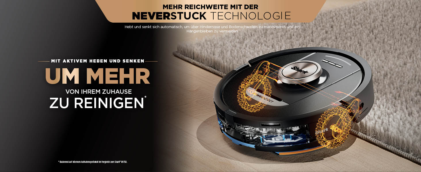 Робот-пилосос та миючий робот Shark PowerDetect RV2800ZEEU: 2-в-1, самостійне очищення, LiDAR-навігація, керування через додаток, чорний