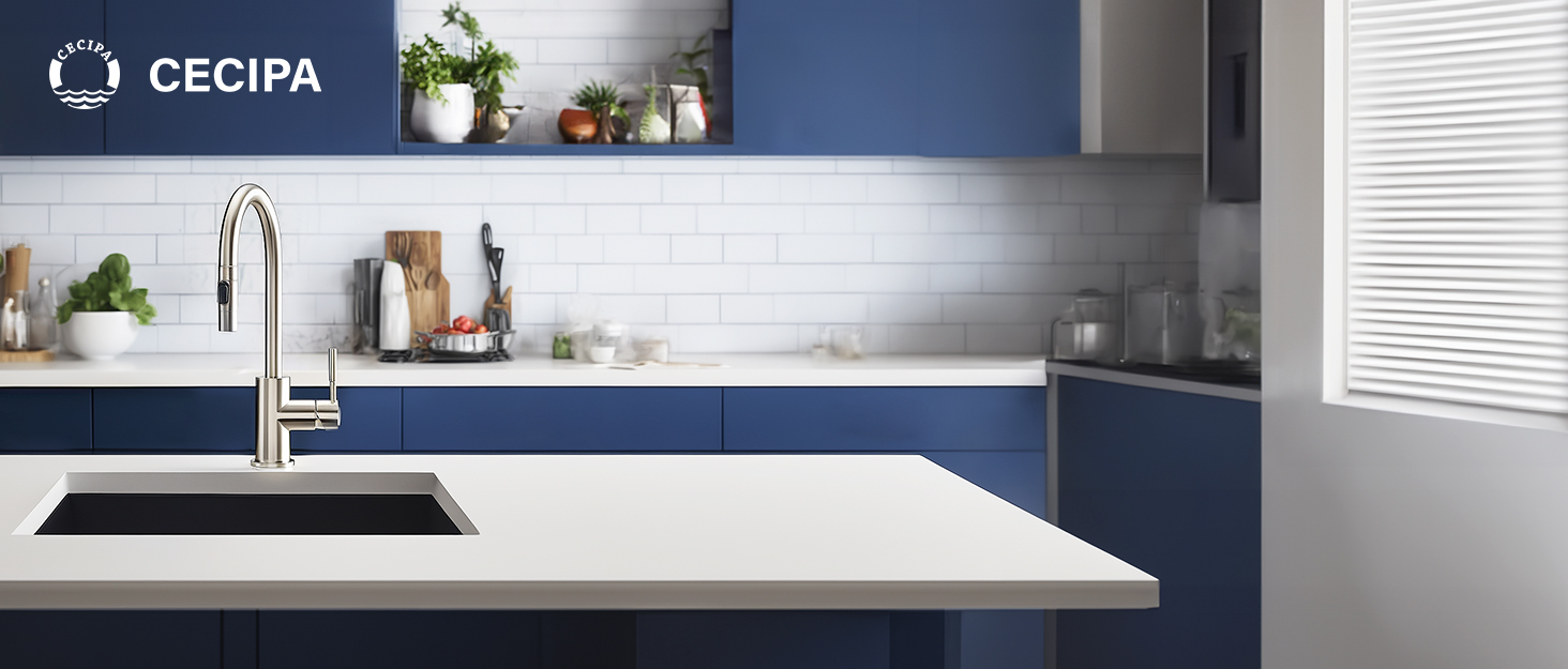 Змішувач для ванної CECIPA, нержавіюча сталь, висота виливу 86 мм, для ванної кімнати