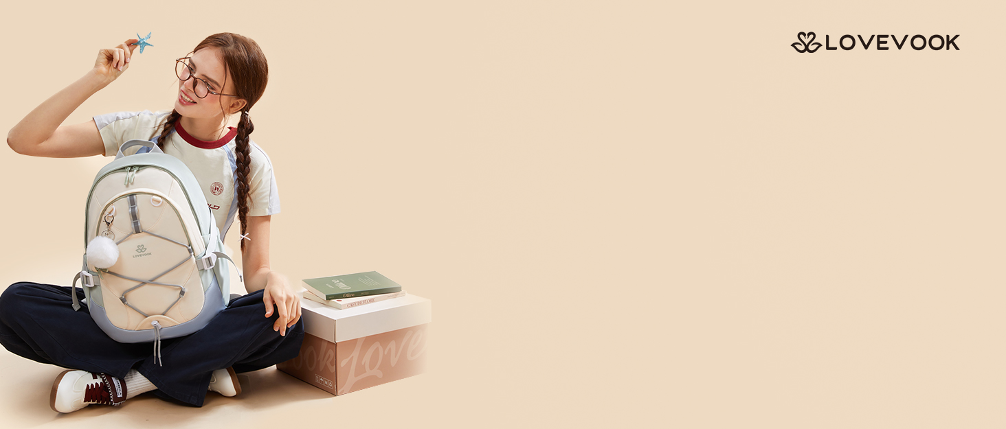 Шкільний рюкзак LOVEVOOK для дівчаток, 5 клас, рюкзак для дітей з нагрудною стрічкою, легка жіноча шкільна сумка, рюкзак для дітей від 8 років для дитячого садка, школи, університету, дозвілля, сірий-рожевий, 15,6 дюймів