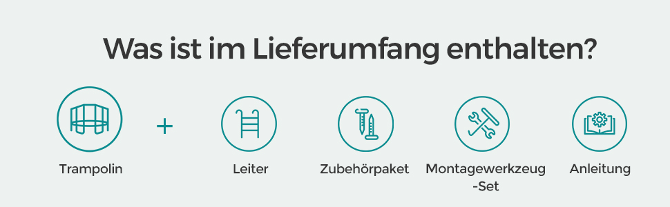 Батут SONGMICS садовий Ø244/305/366/427 см з захисною сіткою, драбиною та м'яким покриттям (244 см, Чорний + Темно-синій)