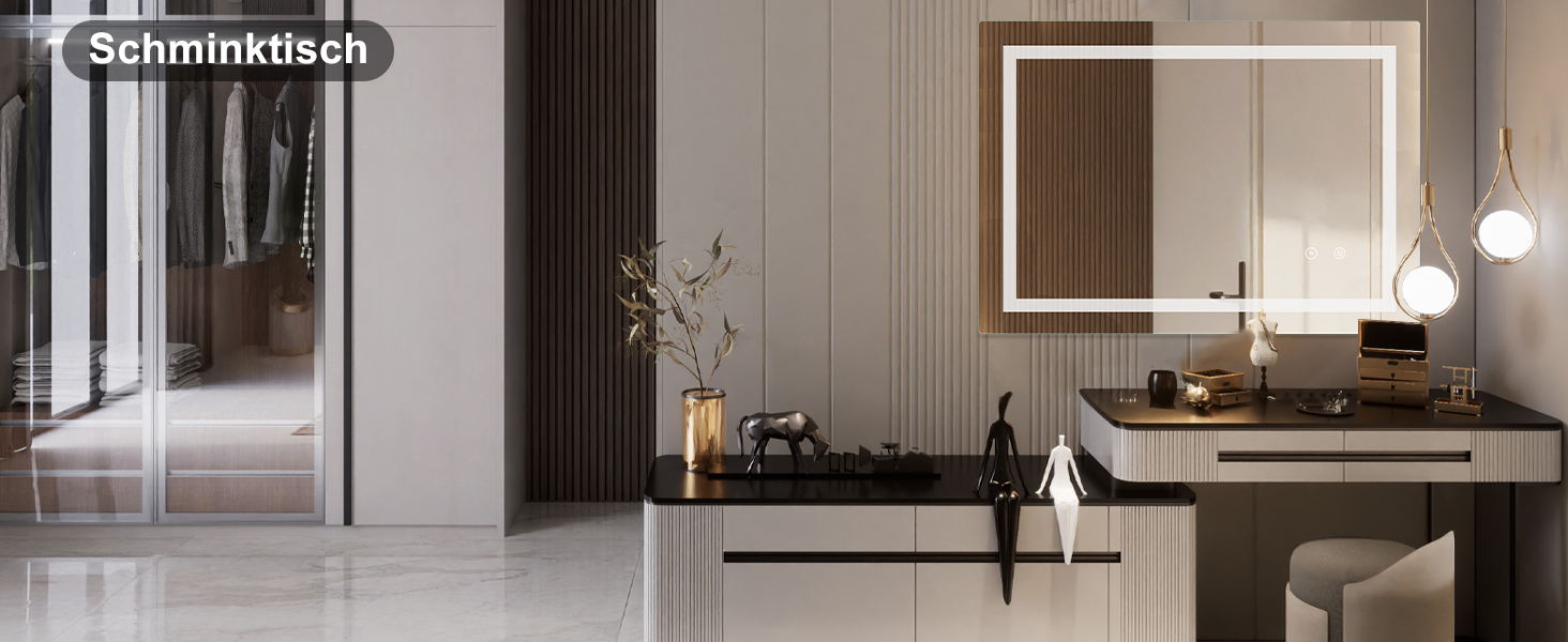 Дзеркало для ванної кімнати Sanitemodar LED 50x70 см з підсвічуванням, антизапар, сенсорне керування