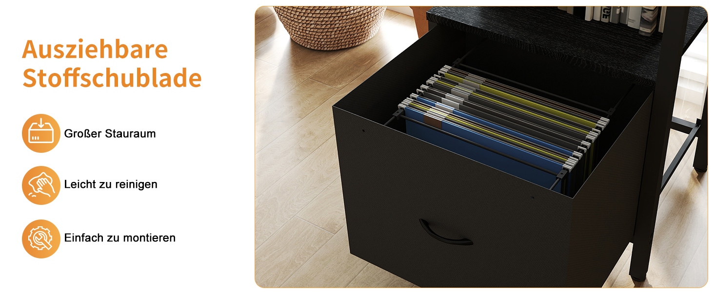 Кутовий стіл Devoko з розетками та USB, 160x120 см, чорний - для дому та геймінгу