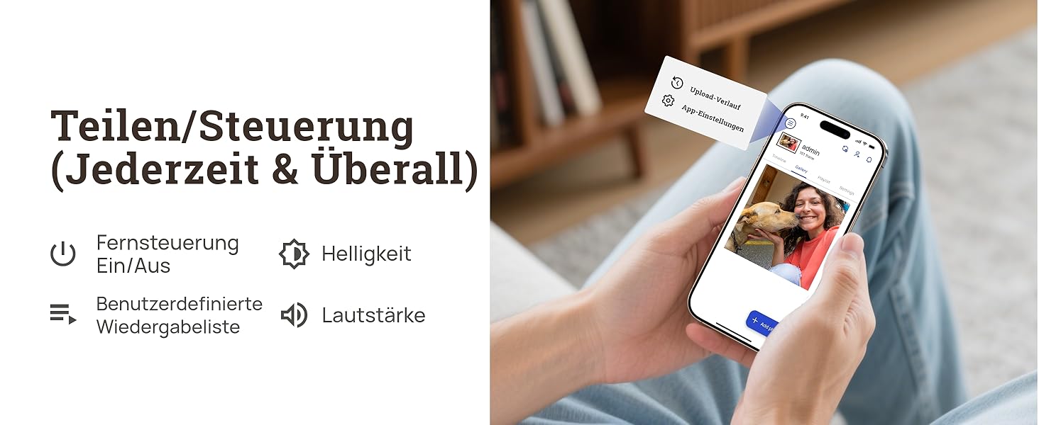 Цифровий фоторамка ARZOPA 14 дюймів: Металевий корпус, хмарне сховище, FHD 1920x1200, сенсорний екран, для подарунків