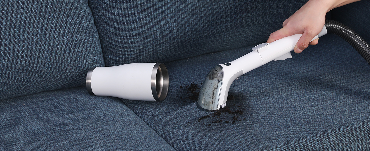 HAUSHOF StainZapper Pro: Миючий пилосос для килимів та меблів, 450W, 12kPa, 1.5+0.8L, з миючим засобом та щіткою для швів. Ефективний видалення плям з килимів, диванів, меблів та авто. Модель HH23111