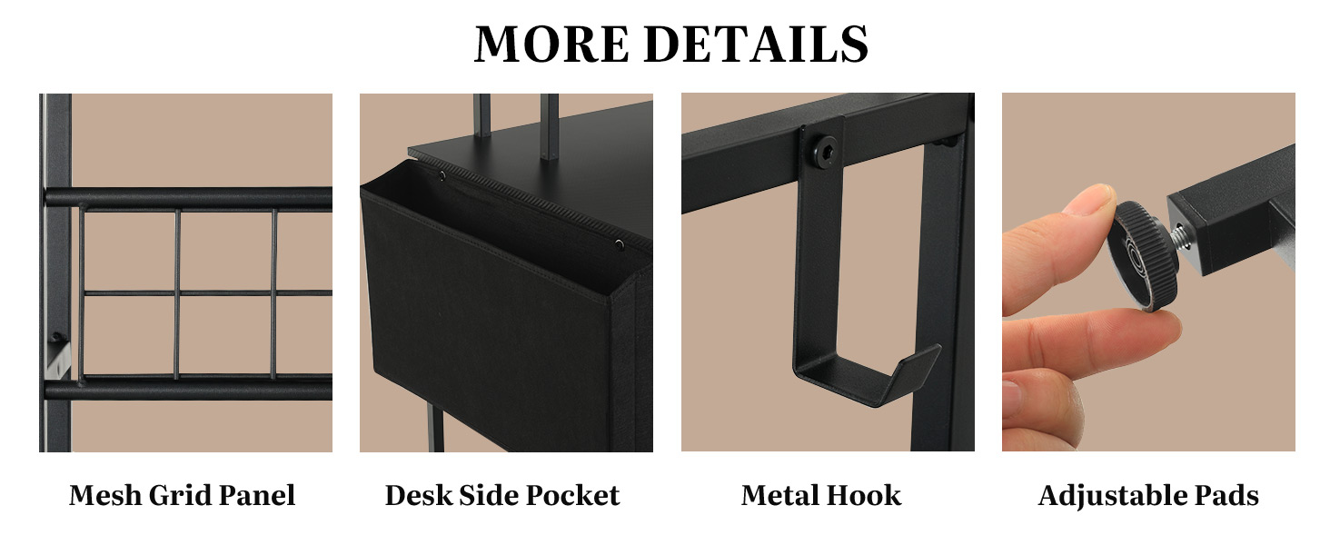 Ігровий кутовий стіл YITAHOME з розетками та LED підсвіткою, 150x100x150 см, чорний - стіл для комп'ютера з полицями та підставкою під монітор для дому/офісу
