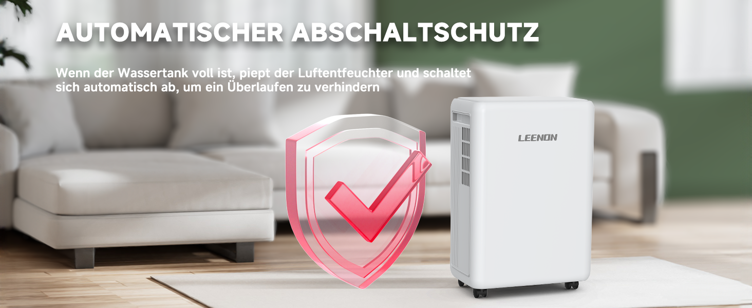 Електричний осушувач повітря 12L/день з таймером, фільтром та захистом від дітей. Тиха робота, смарт-режим, економія енергії, проти цвілі та вологи.