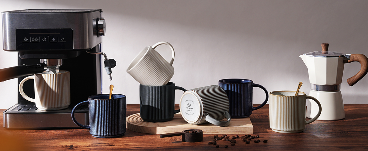 Набір тарілок Star 12 предметів для 4 осіб, керамічний посуд, стійкий до подряпин, для мікрохвильової печі та посудомийної машини, білий капучино