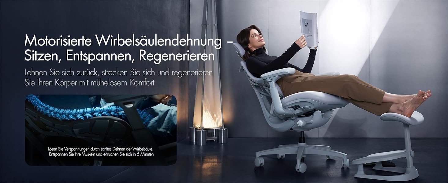 Ергономічне крісло LiberNovo Moss Green для офісу – регульоване, з адаптивною підтримкою попереку, кутом нахилу 160°, інтегрованим розтягуванням хребта, глибина сидіння 48 см. Тільки крісло