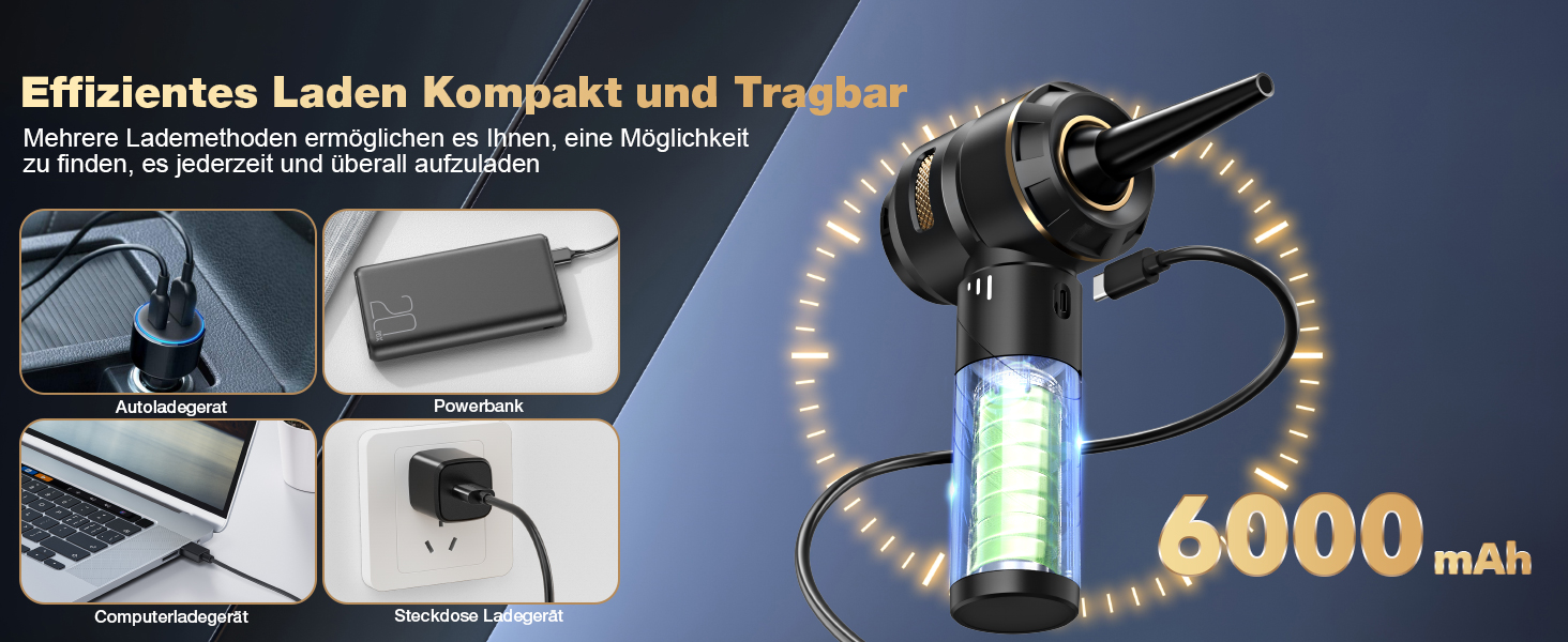 Акумуляторний ручний пилосос 4-в-1 для авто та дому, потужність 28000Па, бездротовий пилосос для прибирання шерсті тварин, кухні та офісу