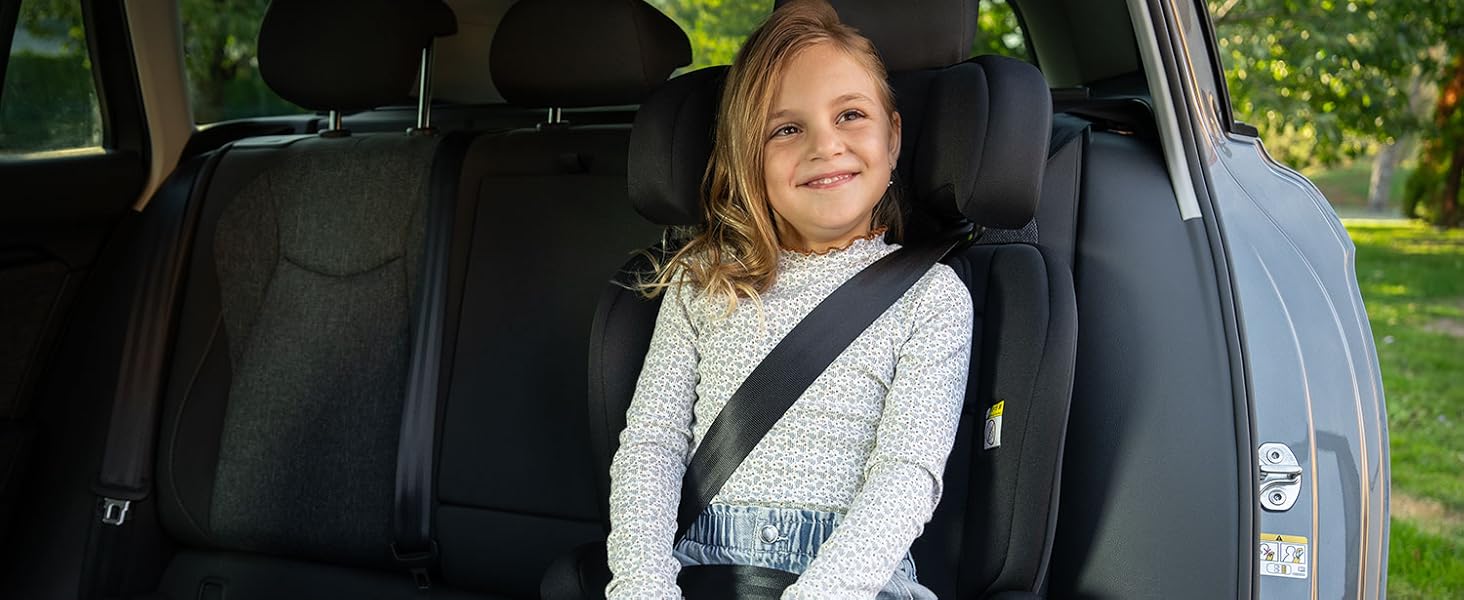 Автокрісло Osann Resa Kindersitz 76-150 см, i-Size, 1 рік+, без Isofix, 5-точкова система, регульований підголівник, чорний