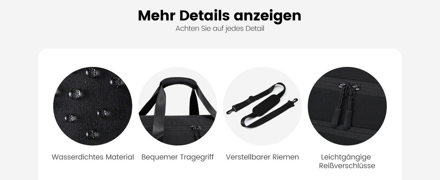 Спортивна сумка LOVEVOOK для жінок, 30л: туристична, для басейну, сауни, гімнастики, подорожей, з відділенням для взуття та мокрих речей, водонепроникна, 45x24x28см