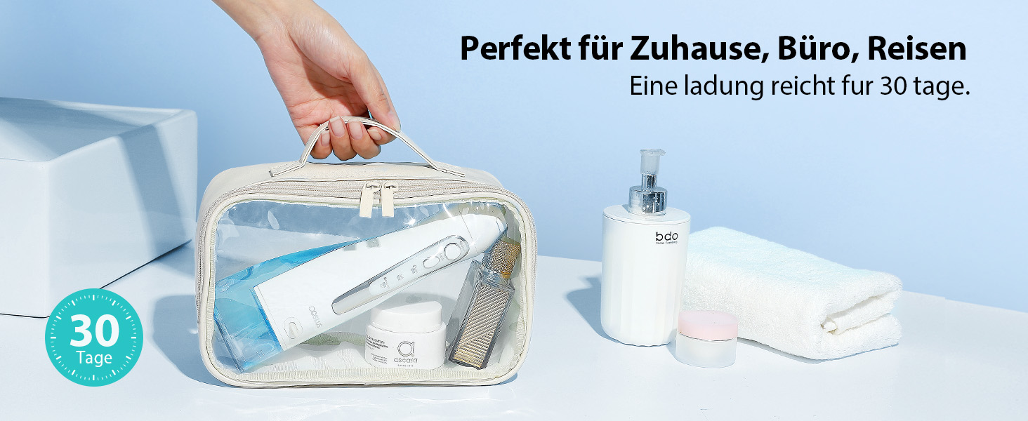 Бездротовий портативний душ COSLUS: 300 мл, IPX7, 5 насадок, для інтенсивного очищення та догляду за порожниною рота, ідеальний для подорожей