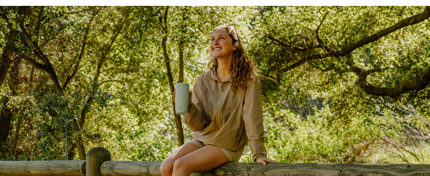 Термокружка BOTTLE Thermobecher 350 мл, для кави та чаю, витікання, Quick-Press, Isolierbecher Travel Mug Classic Grande (Зелена)