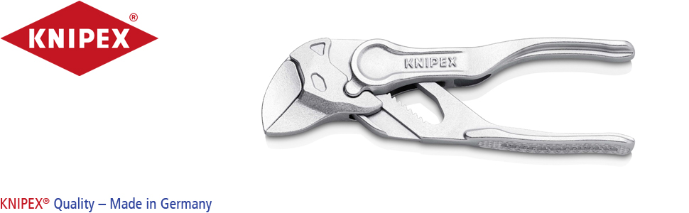 Плоскогубці KNIPEX Pliers Wrench XS з поясною сумкою