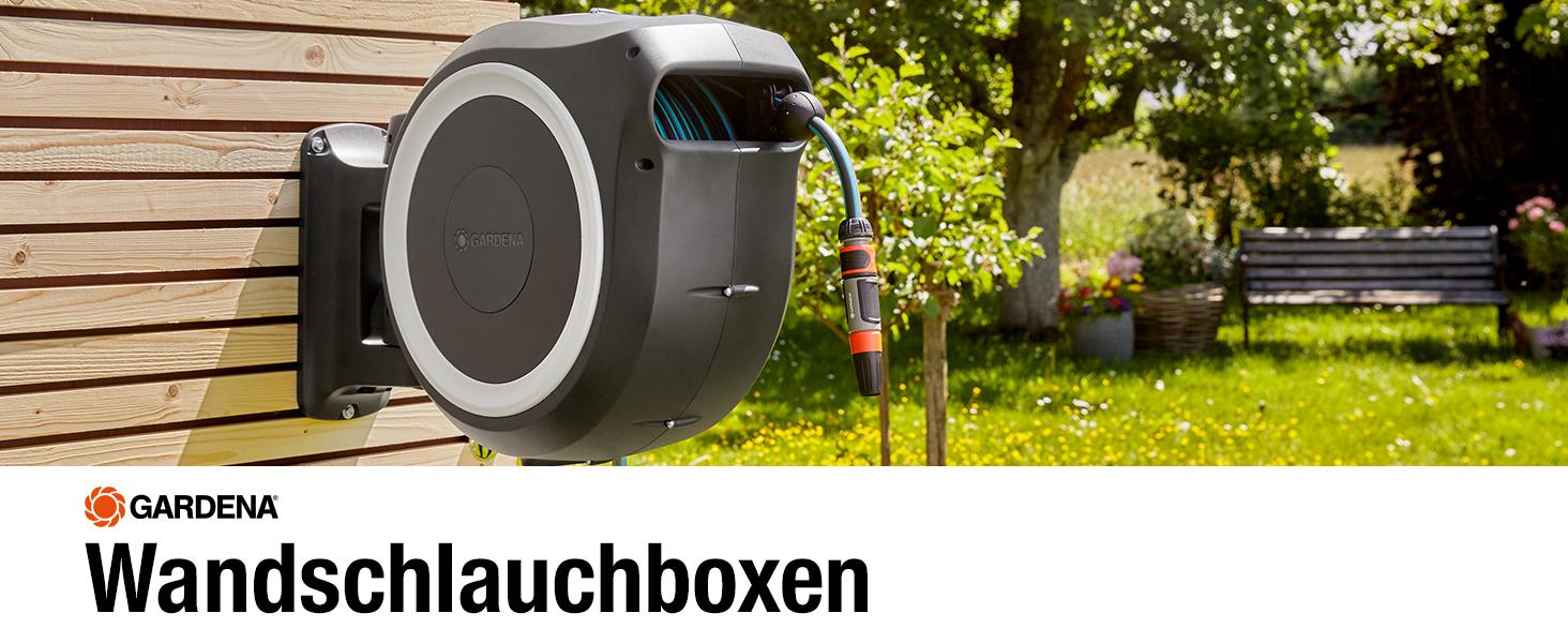 Набір для поливу Gardena RollUp M/L 25 м: шланг, бокс, монтаж, для великих садів