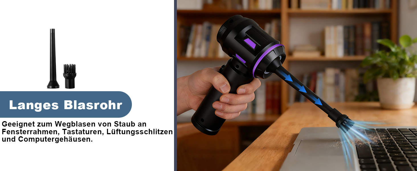 Акумуляторний ручний пилосмок Citybee 4 в 1, бездротовий міні-пилосмок для авто та дому, 25000Па, безщітковий двигун, 3 режими потужності, для шерсті тварин (Фіолетовий)