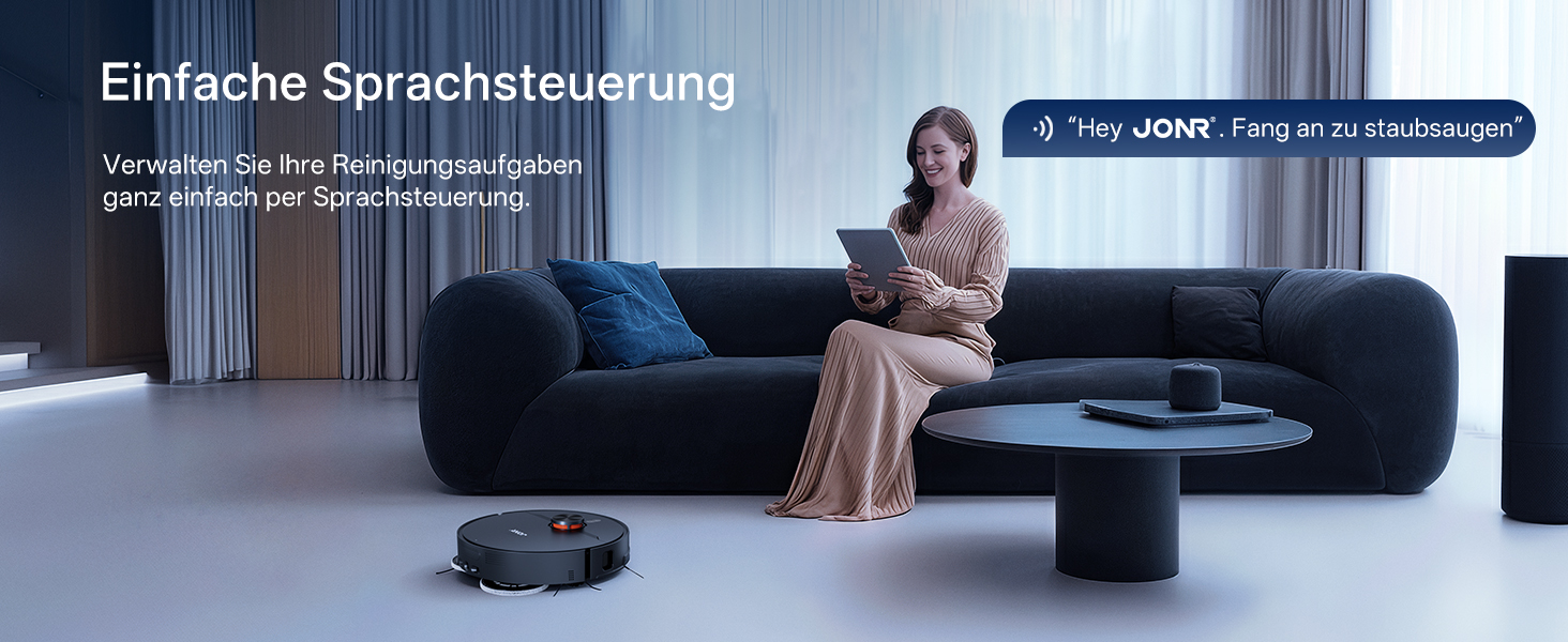 Робот-пилосос JONR X1 Max з функцією миття, 20000 Па, перешкоди 30 мм, миття гарячою водою 75°C, швидке сушіння гарячим повітрям 45°C, уникнення перешкод за допомогою ШІ та 360° навігація