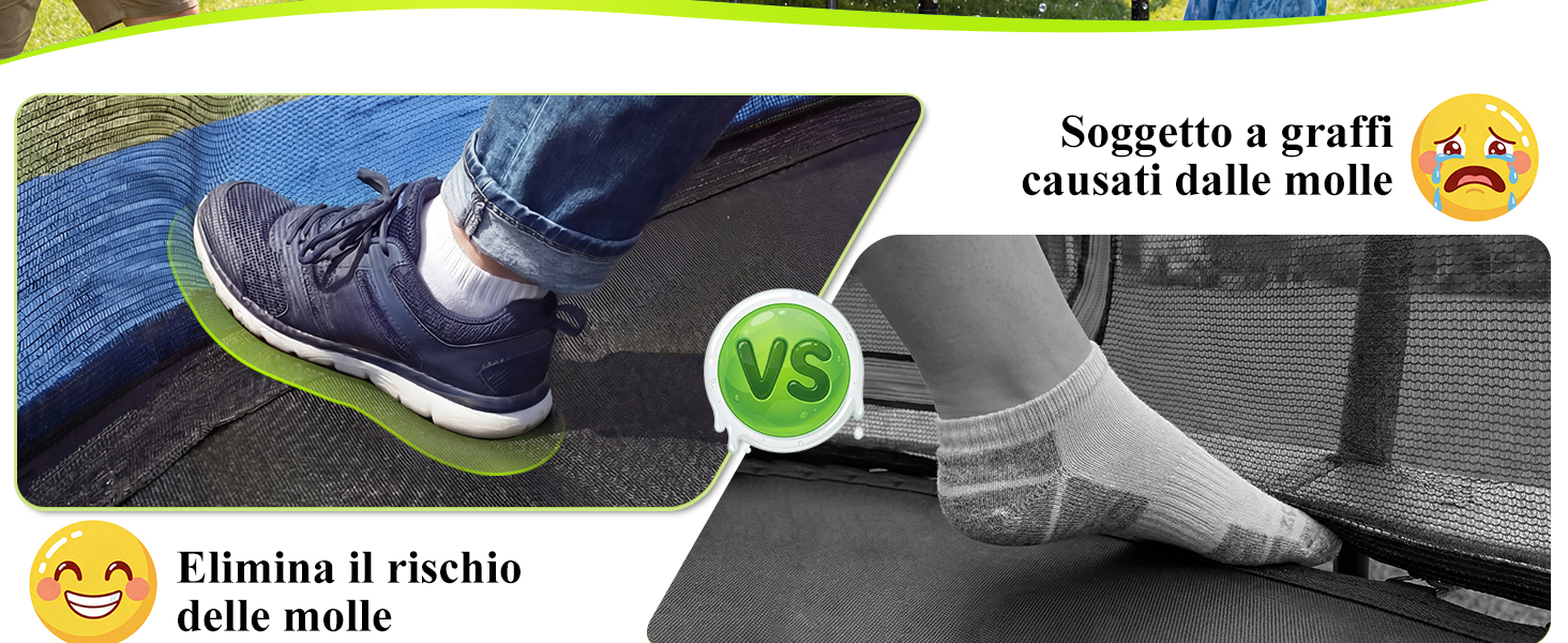 Батут садовий Devoko Ø305 см з захисною сіткою та драбиною, блакитний - для дітей та дорослих, сертифікат GS