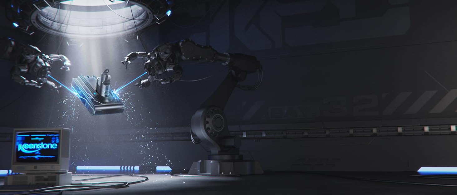 Акумулятор Keenstone V8 8000mAh для Dyson SV10 V8 Absolute/Animal/Motorhead/Fluffy: Оригінал + 3 фільтри